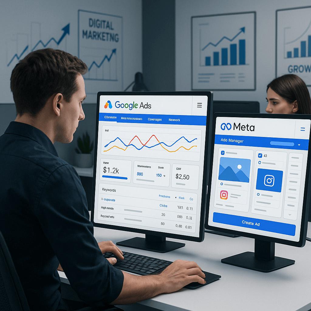 Meta Ads vs Google Ads for Business Growth