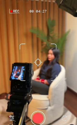 Camera recording content creator
